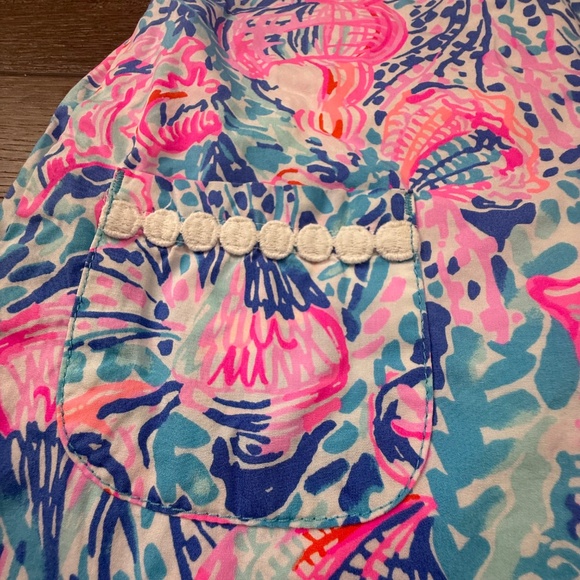 Lilly Pulitzer Little Lilly Classic Shift Treasure Trove Size 6 Preppy, Beach - Picture 2 of 12
